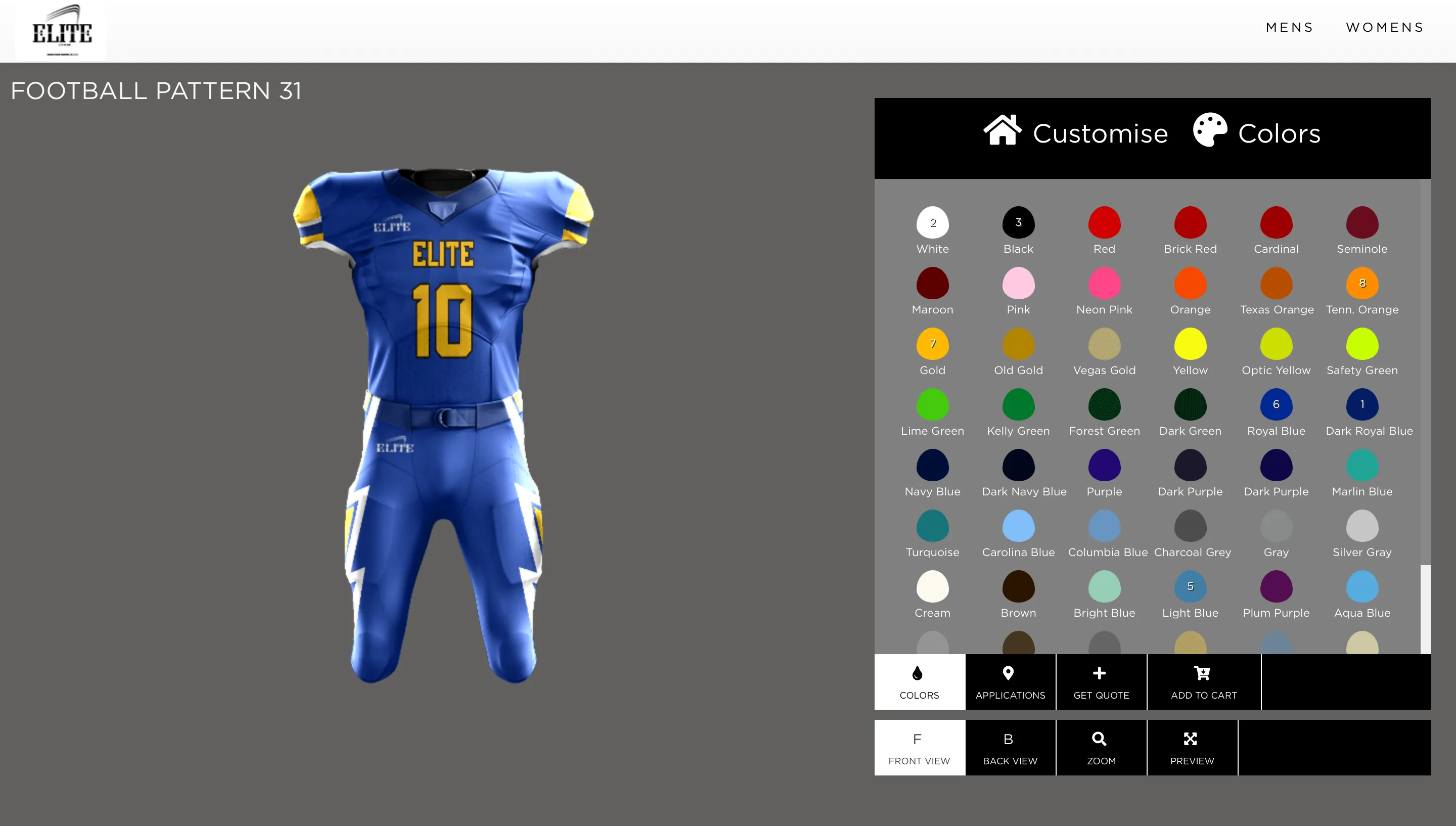 Elite Customizer + project